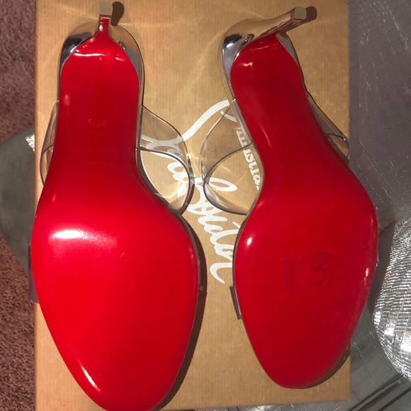 Just nothing Christian Louboutin slide sandal red - Picture 3 of 4